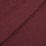 Molleton coton french terry lie de vin