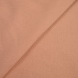 Molleton coton french terry beige rosé