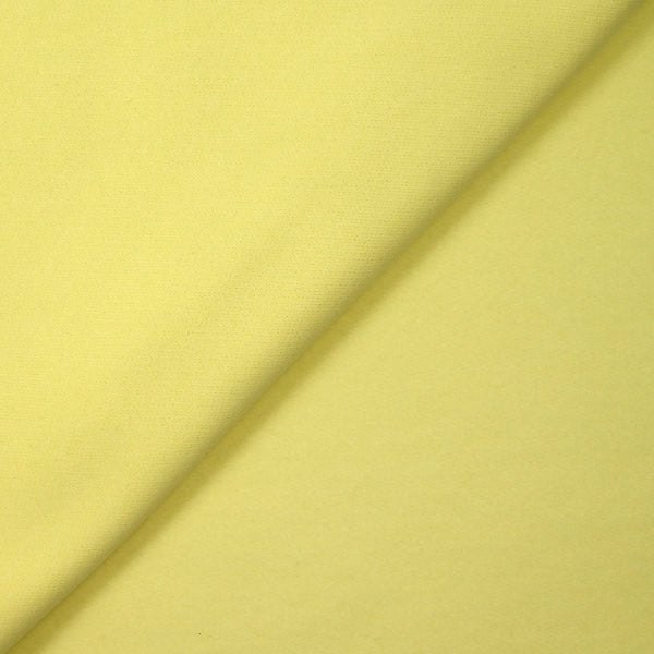 Molleton de coton french terry doux mimosa