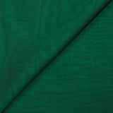 Mousseline 100% soie unie vert foncé changeant noir