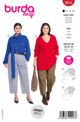Patron Burda n°5612 : Pull