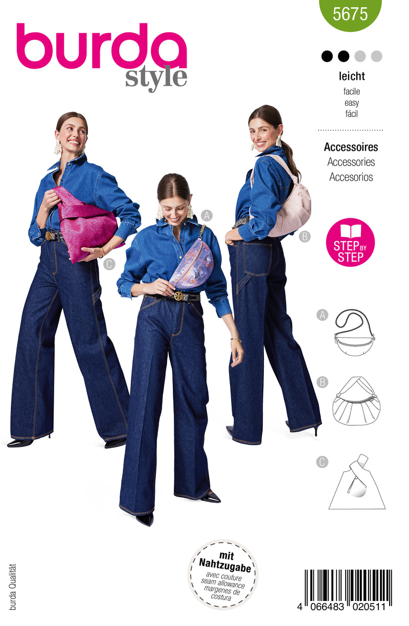 Patron Burda n°5675 : Accessoires