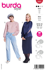 Patron Burda n°5685 : Blouse