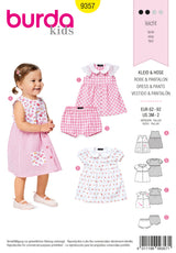 Patron Burda n°9350: Blouse enfant