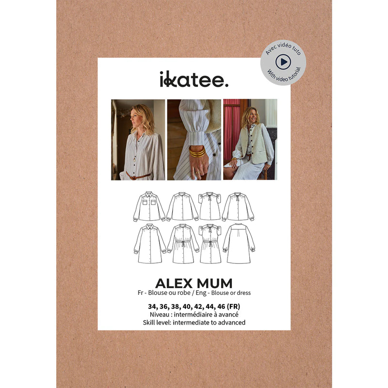 Patron de Couture Femme ALEX MUM Blouse