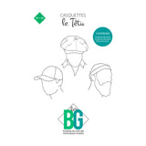 Patron de couture Homme : Casquettes le Têtu