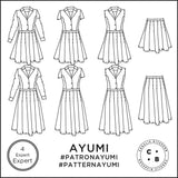Patron de couture Robe & Jupe Ayumi
