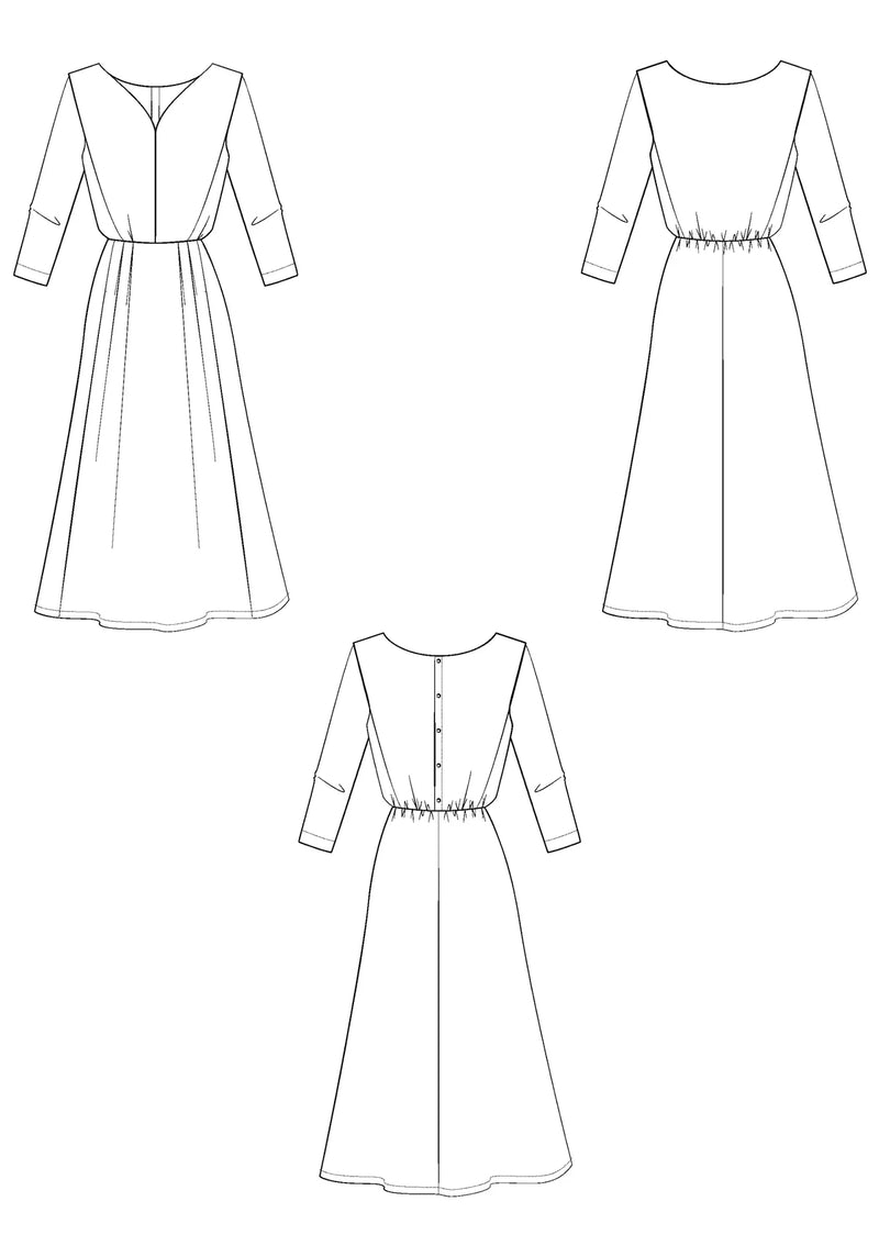 Patron de couture robe NOTTE – Les Coupons de Saint-Pierre