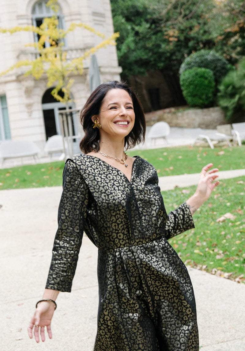 Imprimé Animalier Italien Robe Longue Neuve Avec étiquette SKIMS X