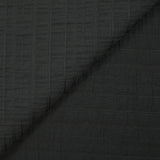 Polycoton rayé ton sur ton noir