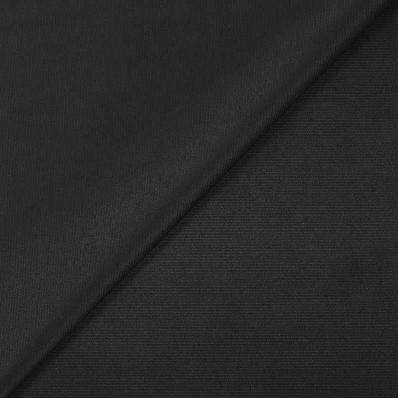 Polycoton satiné noir
