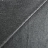 Polycoton sergé gris métallisé
