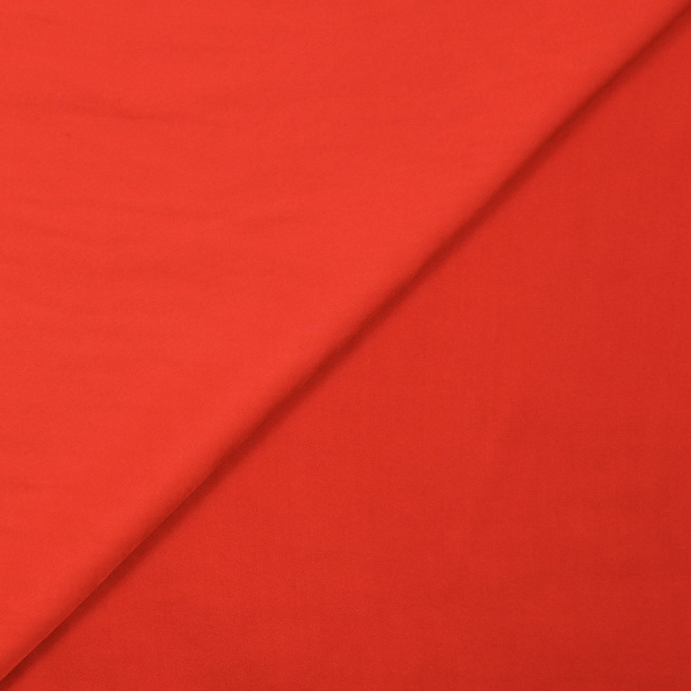 Polyester fluide satiné Alba rouge feu – Les Coupons de Saint-Pierre