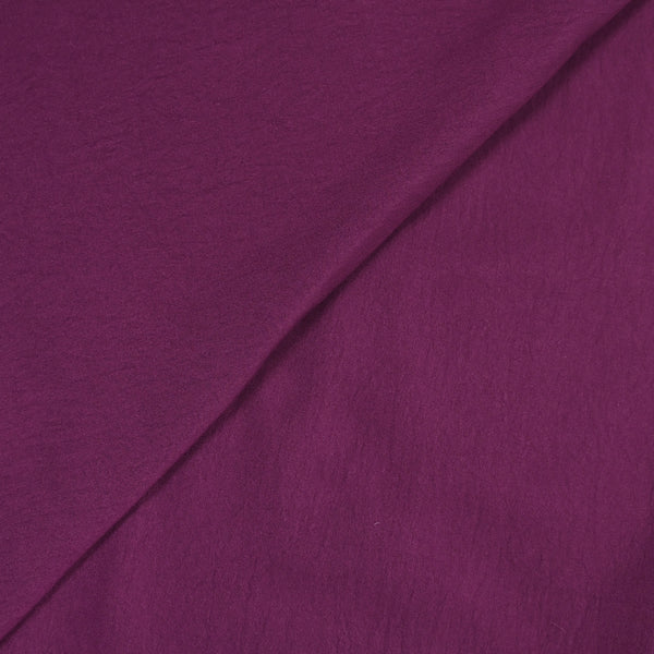 Polyester fluide froissé violine