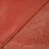 Polyester froissé Romane corail doré