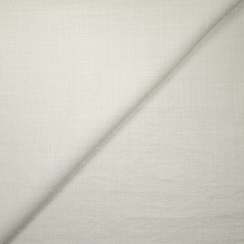 Polyviscose doupionnée irisée blanc cassé