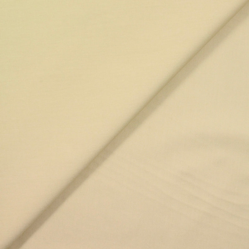 Popeline de coton beige