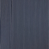 Popeline de coton imprimée rayure blanche fond bleu marine
