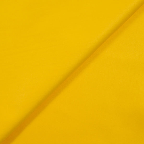 Popeline de coton jaune