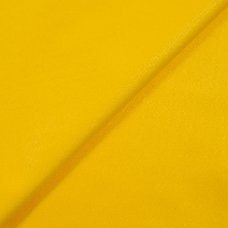 Popeline de coton jaune