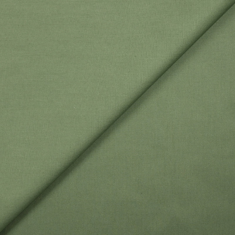 Popeline de coton kaki
