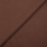 Popeline de coton marron