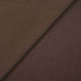 Popeline de coton marron