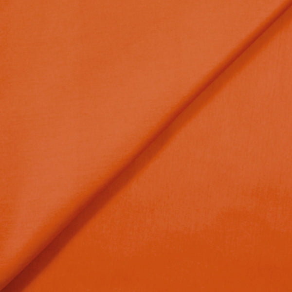 Popeline de coton orange foncé
