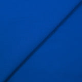 Popeline de coton satinée bleu roi