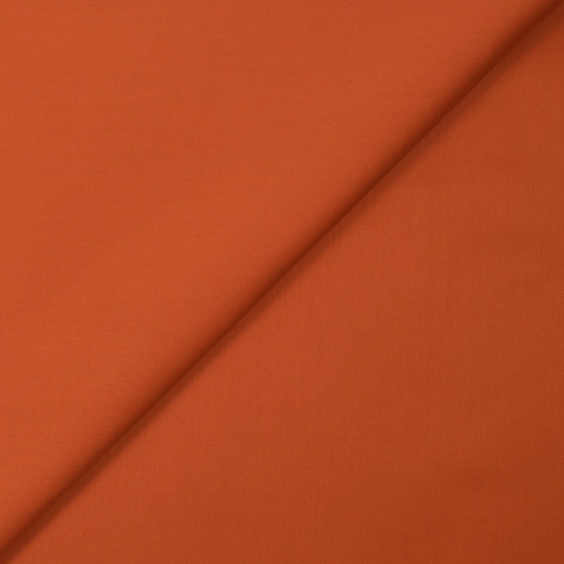 Popeline de coton satinée fine citrouille