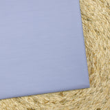 Popeline de coton technique bleu poudré
