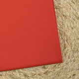 Popeline de coton technique rouge vermillon