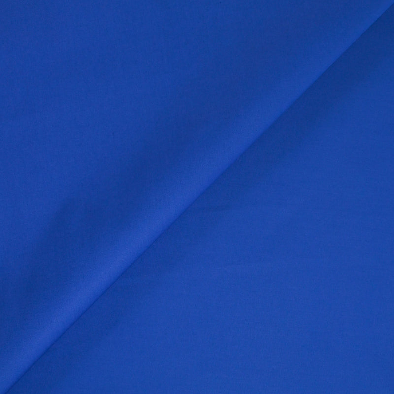 Popeline de coton unie indigo