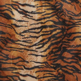 Faux fur medium-length hair tiger