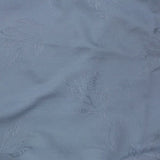 Crêpe viscose Lily brodé feuillage rouge