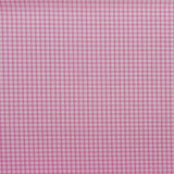 Coton Vichy 3mm rose