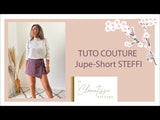 Steffi Patrón de alta costura de falda corta