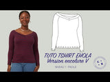 Patron de couture Teeshirt Ehola