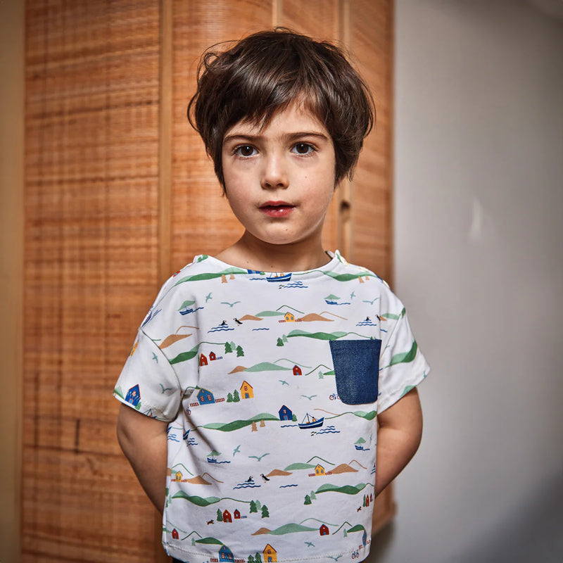 Patrón de costura infantil Camiseta y vestido de Quiberon