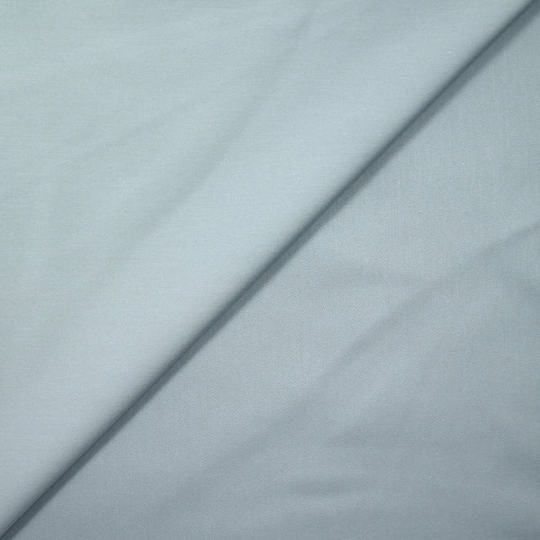 Satin de coton élasthanne bleu glacier