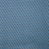 Satin de coton élasthanne demi-cercle fond marine