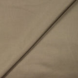 Satin de coton élasthanne fin grège