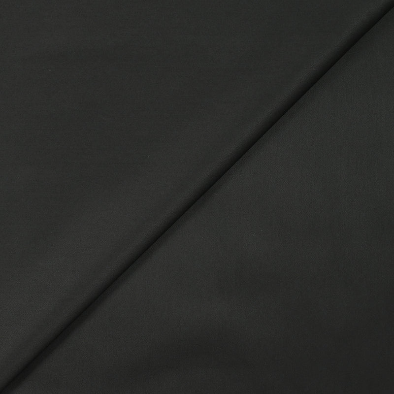 Satin de coton élasthanne fin noir