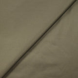 Satin de coton élasthanne fin vert militaire