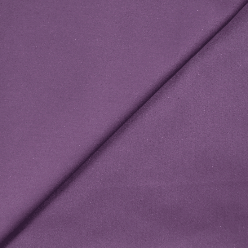 Satin de coton élasthanne violet