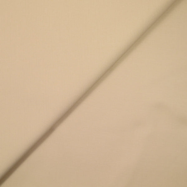 Satin de coton lourd élasthanne beige