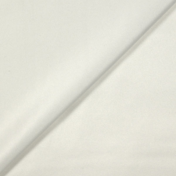 Satin de polyester léger blanc