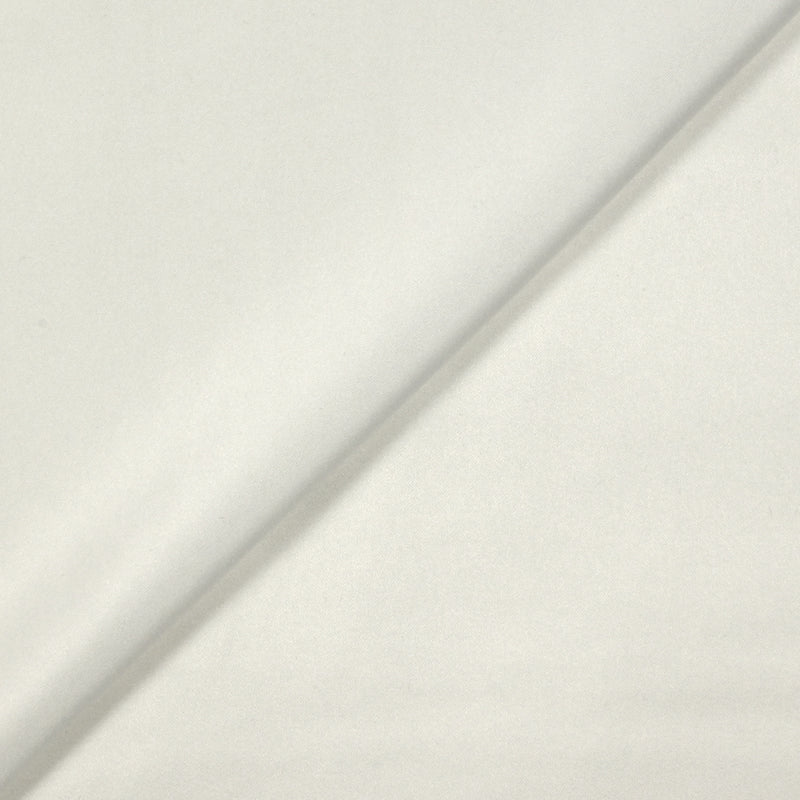 Satin de polyester léger blanc