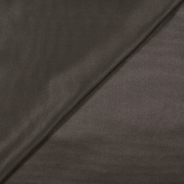 Satin de polyester léger marron café