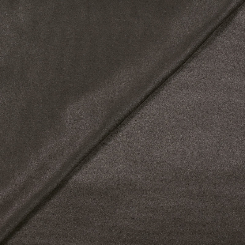 Satin de polyester léger marron café